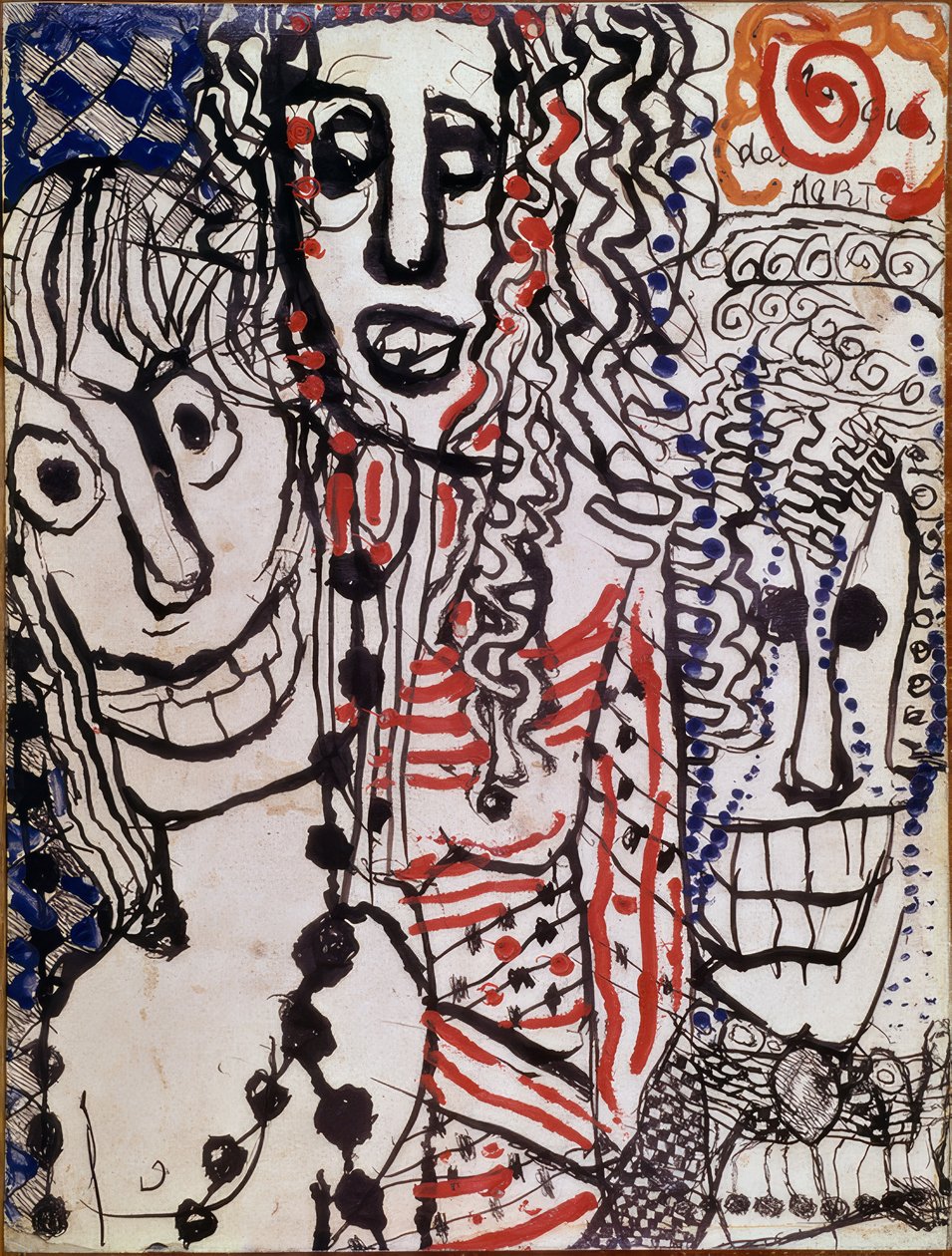 Máscaras dos Mortos / Os Sybils da Grande Transição de Louis Soutter