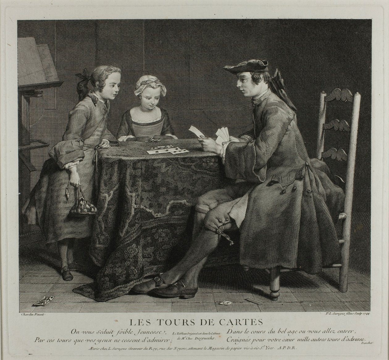 A casa de cartas de Louis Surugue