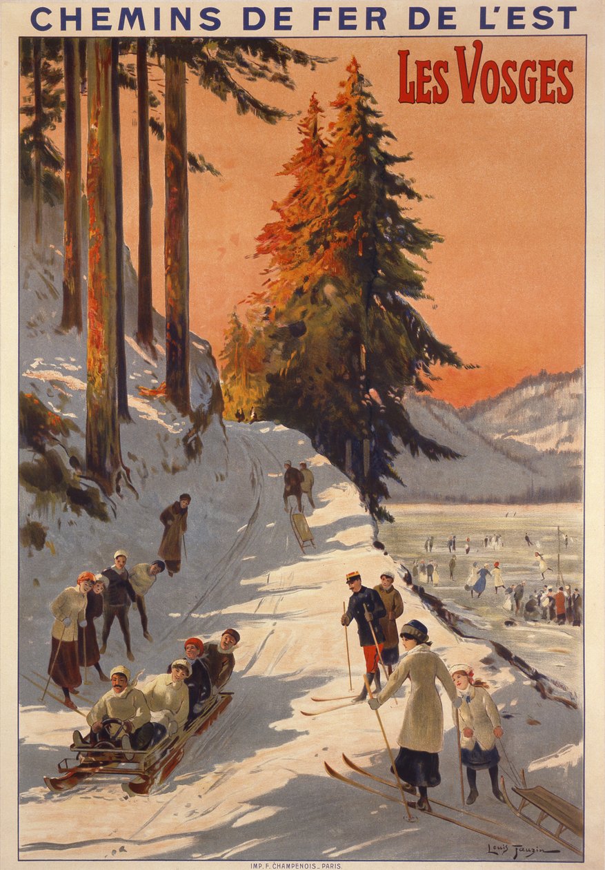 O cartaz de Vosges de Louis Tauzin