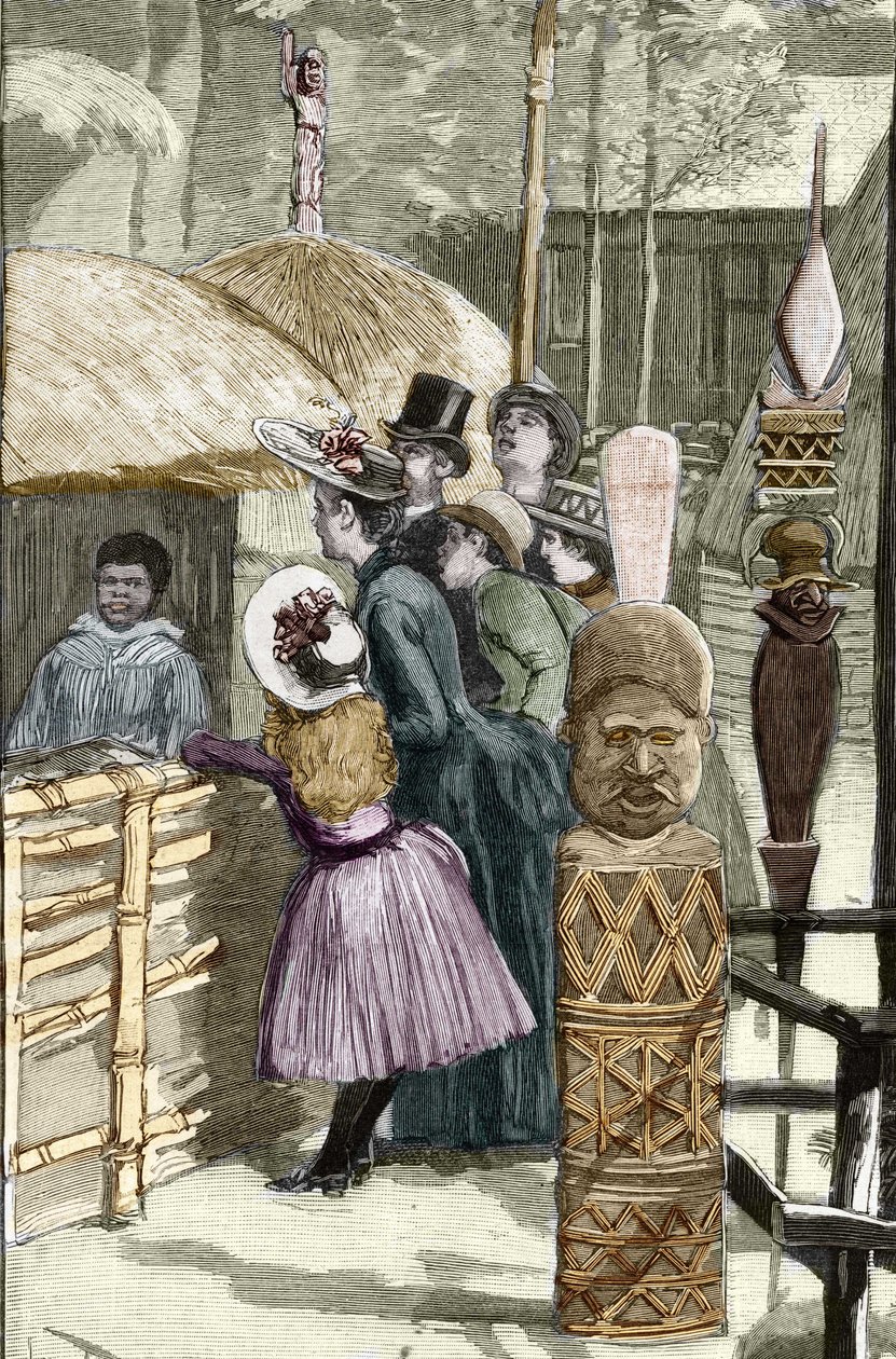 Exposição Universelle 1889 - Le village canaque à l