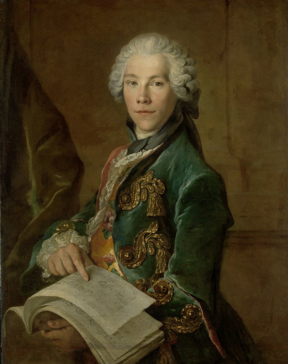 Retrato de Arnoldus van Rijneveld Retrato de Arnoldus van Rijneveld de Louis Tocqué
