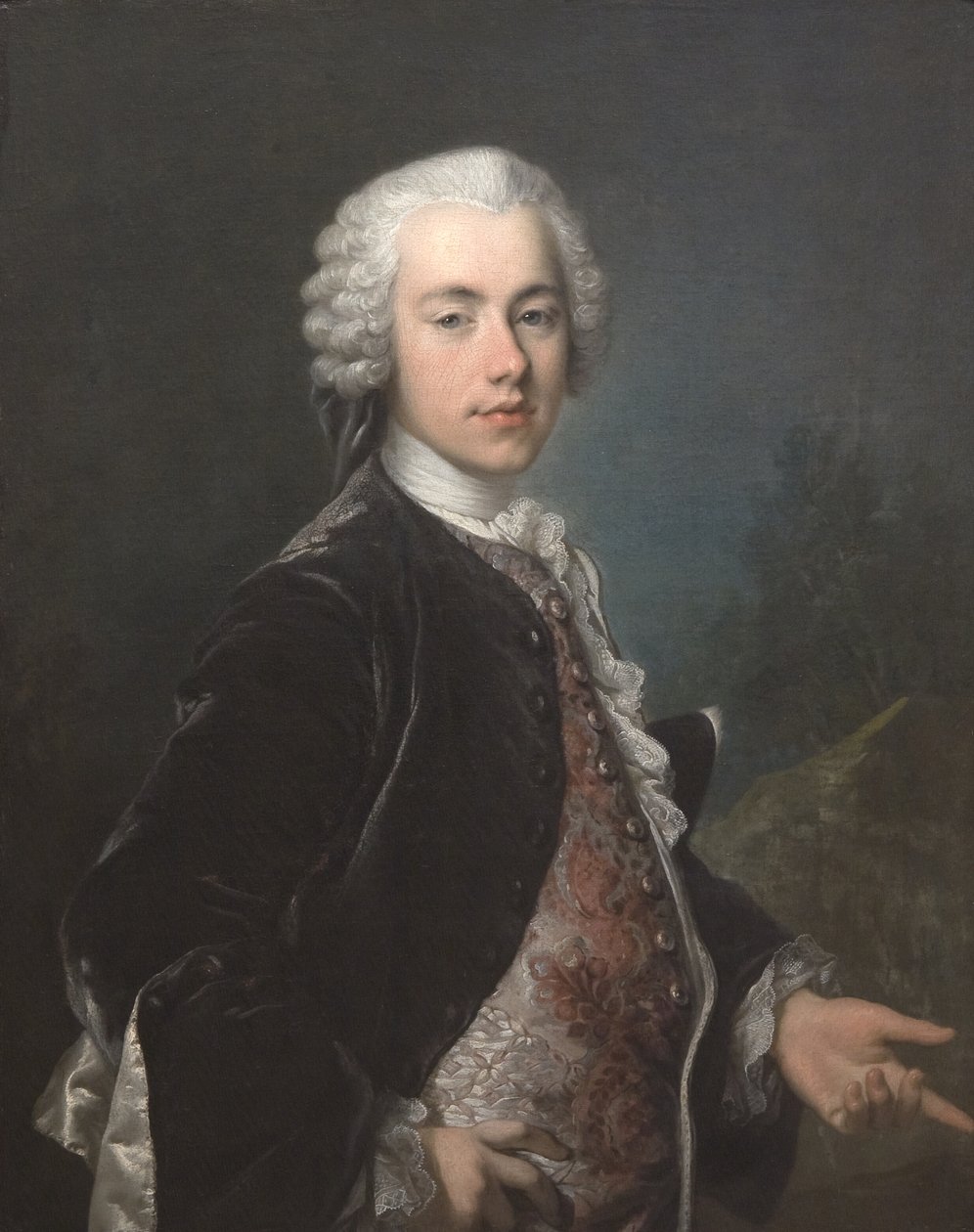 Retrato de Frederik Berregaard de Louis Tocqué
