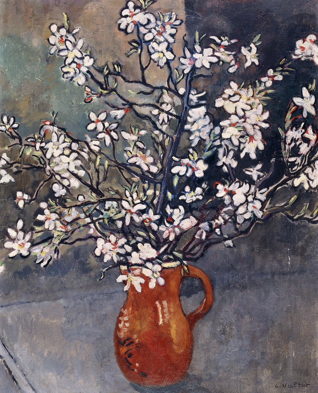 Almond Blossom, c.1925 (óleo sobre tela) de Louis Valtat