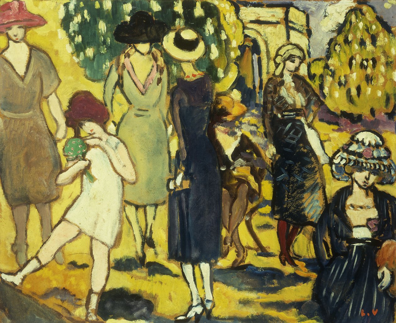 A Promenade no Arco do Triunfo de Louis Valtat