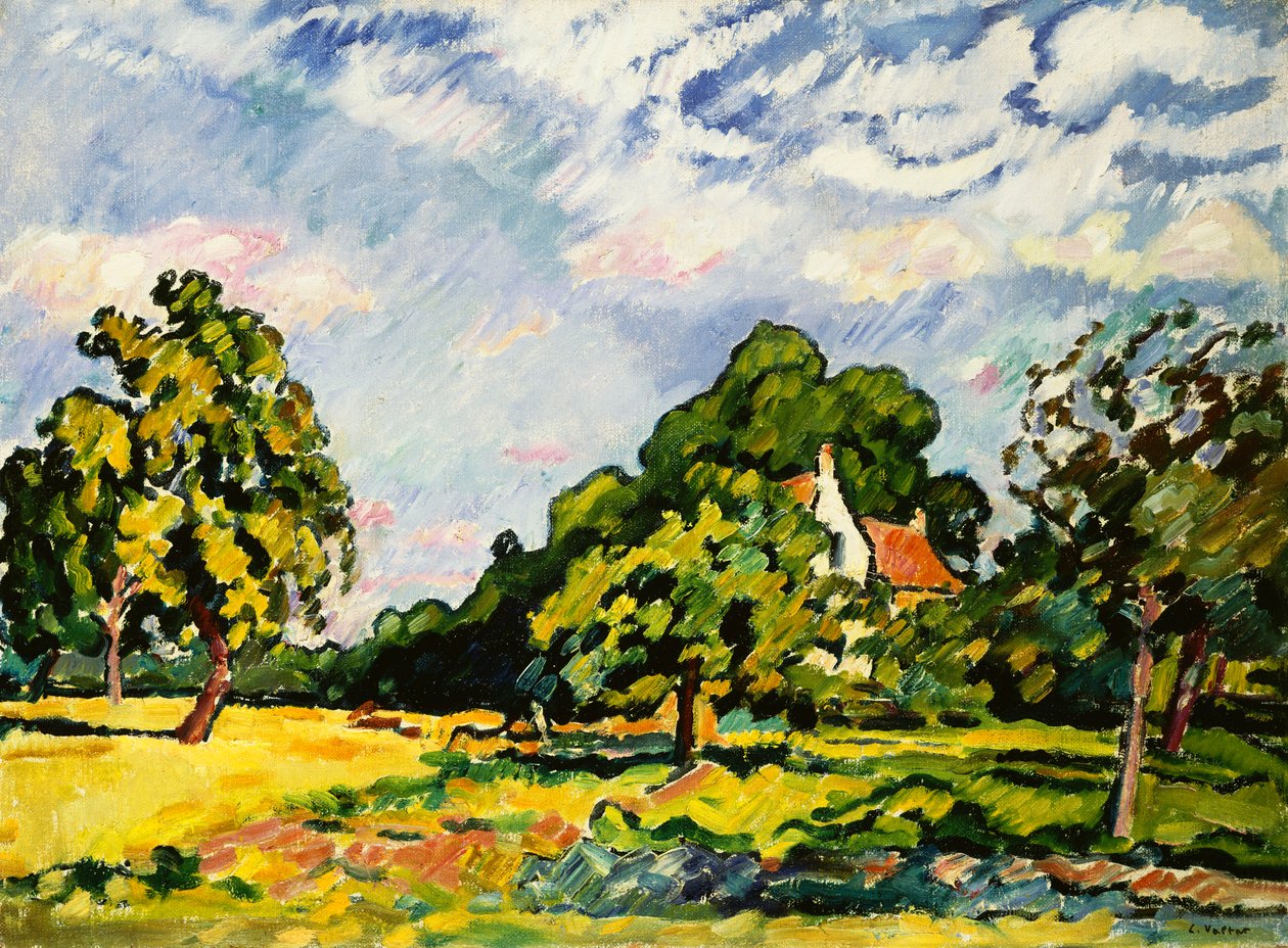 Paisagem na Normandia de Louis Valtat