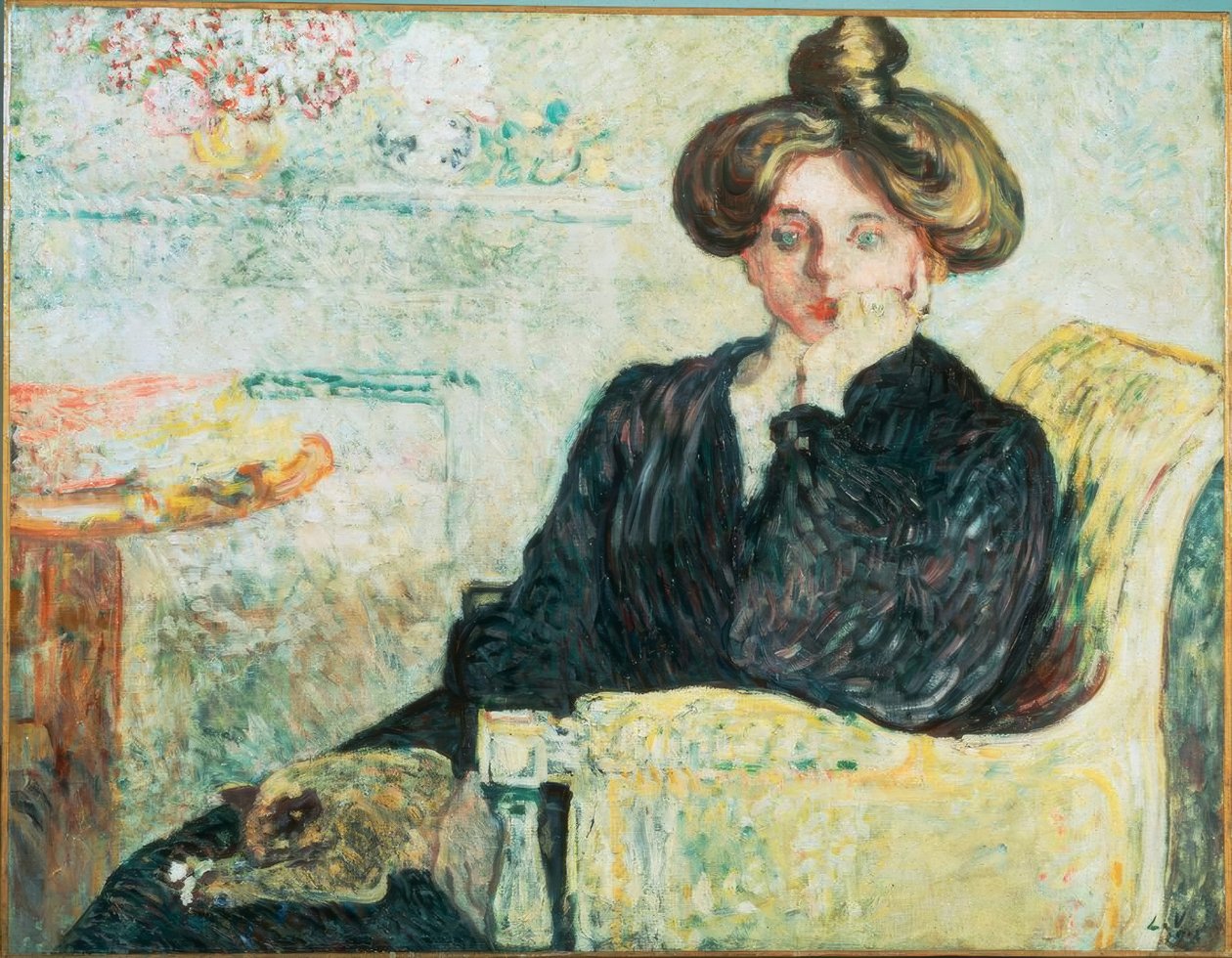 Louis Valtat, "Jeune femme pensive" / Óleo sobre tela, 1903 de Louis Valtat