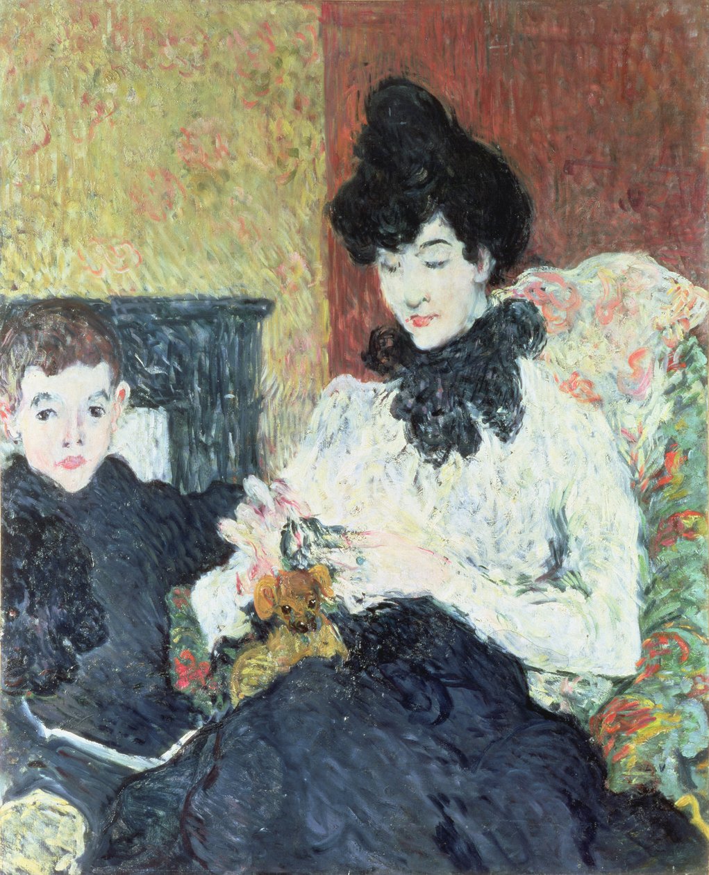 Madame Doubrere e o seu Filho de Louis Valtat