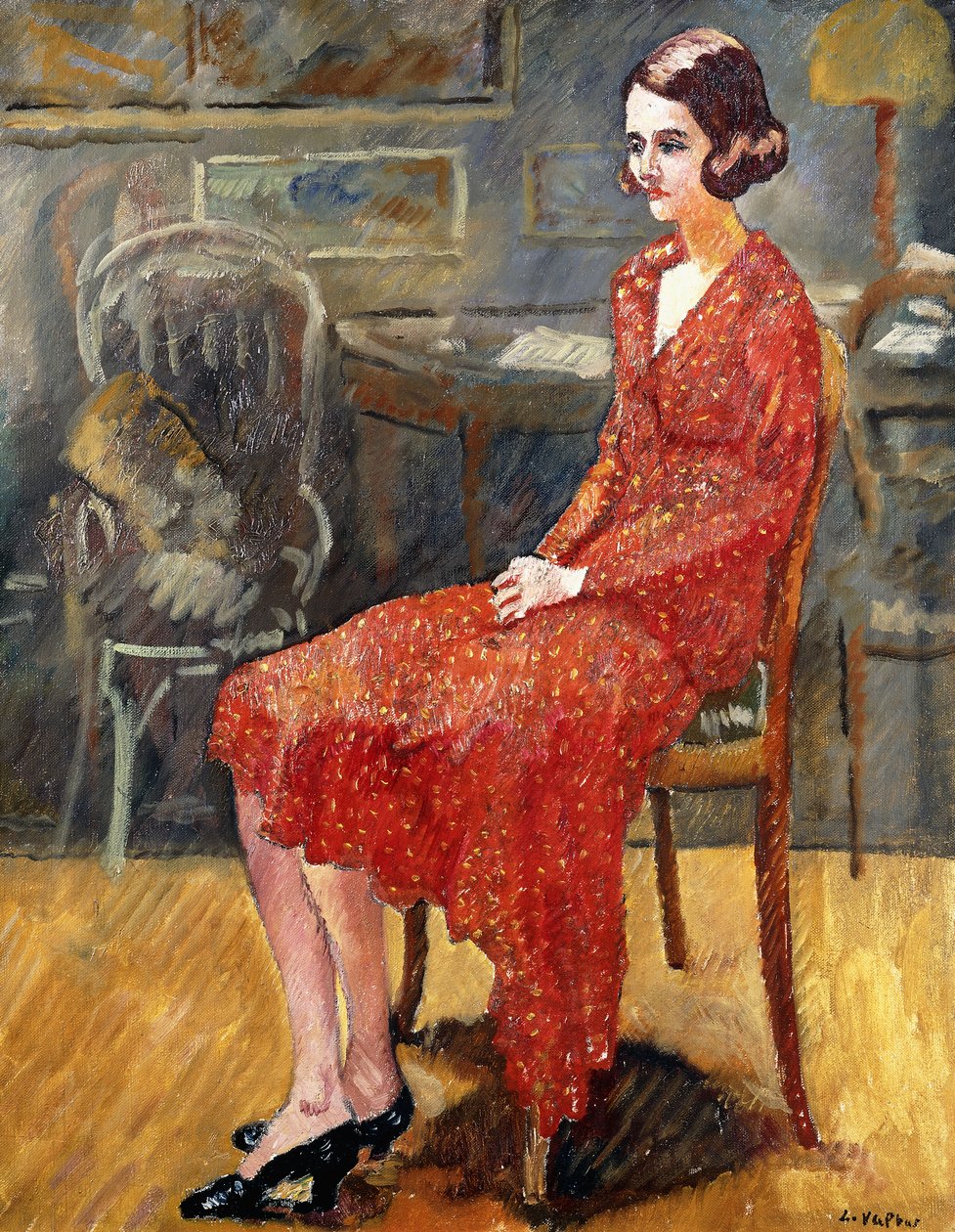Miss Suzanne, sentada; Miss Suzanne, sentada de Louis Valtat