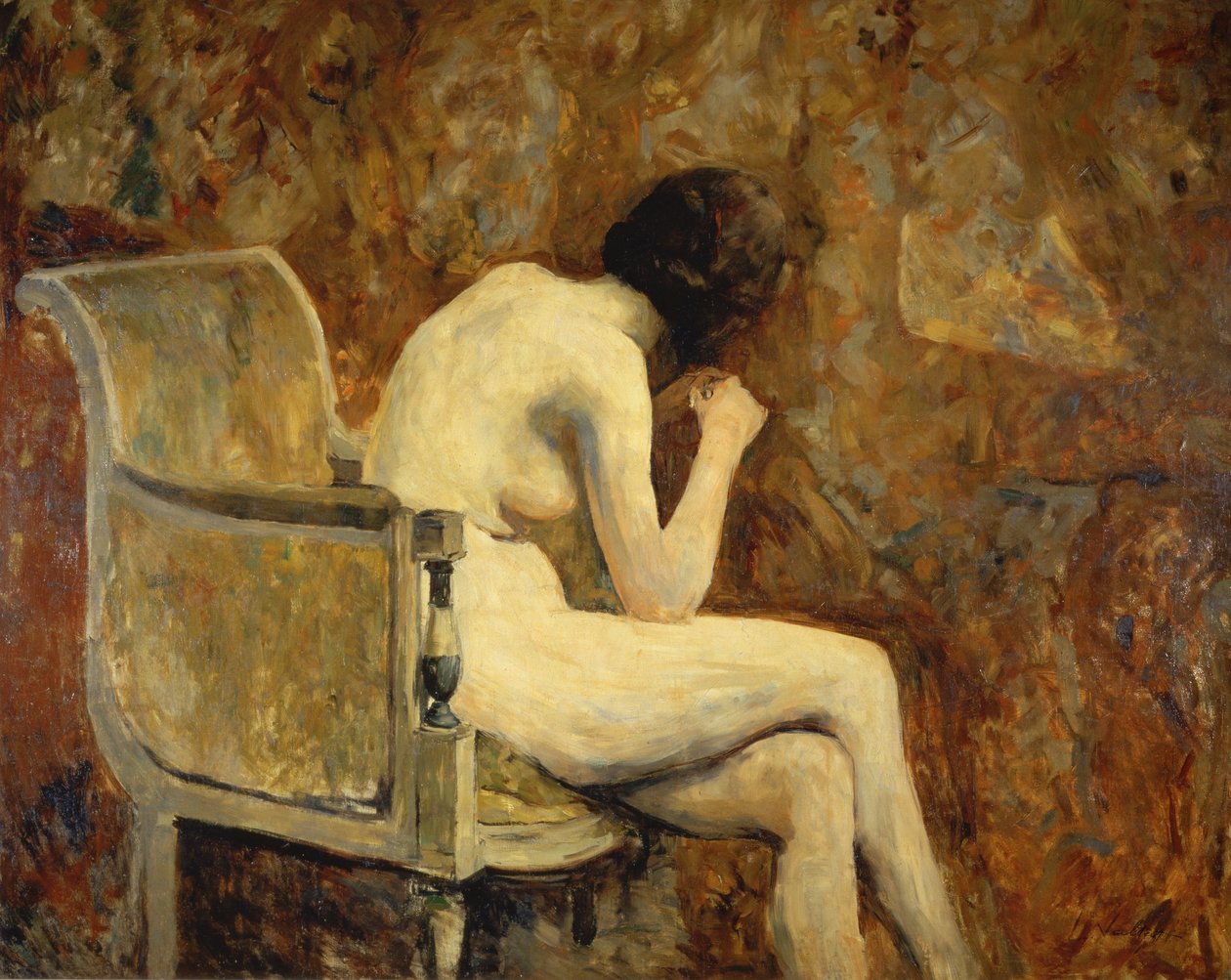 Nua numa poltrona de Louis Valtat