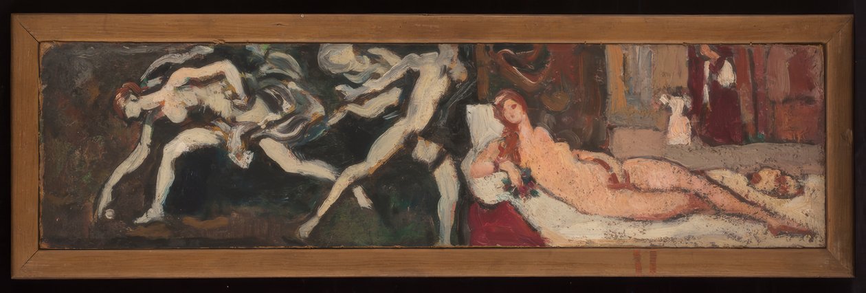 Estudos sobre A Vénus de Urbino de Ticiano e A Corrida de Atalanta de Guido Reni, realizados durante a exposição "Arte Italiana" no Petit Palais. de Louis Valtat