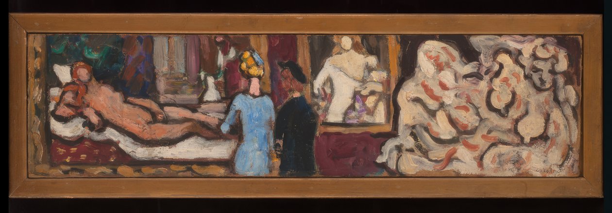 Estudos sobre a Vénus de Urbino de Ticiano e sobre a flora, realizados durante a exposição "Arte Italiana" no Petit Palais. de Louis Valtat