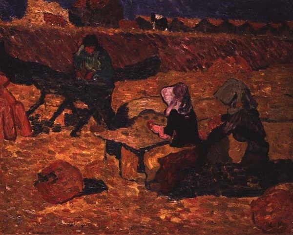 Os Escaladores de Peixe (óleo sobre tela) de Louis Valtat