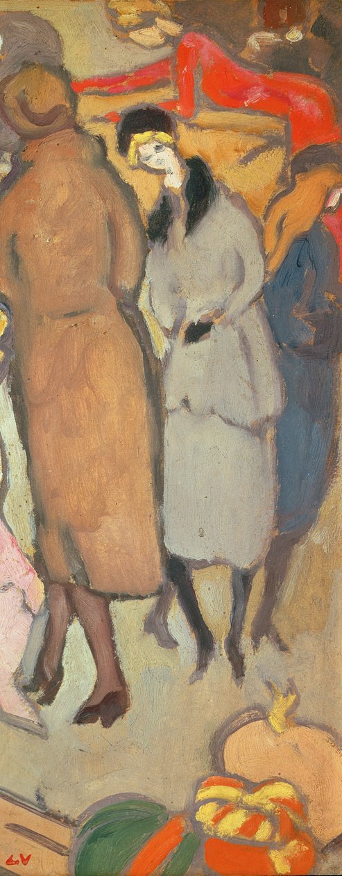 Os Passantes (óleo sobre tela) de Louis Valtat