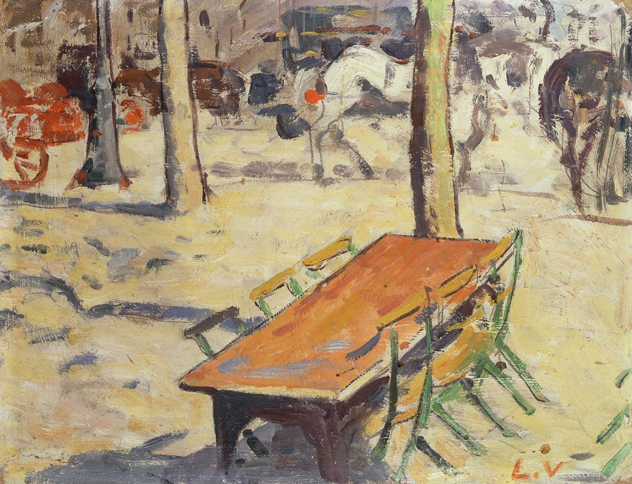O Terraço Sombreado de Louis Valtat