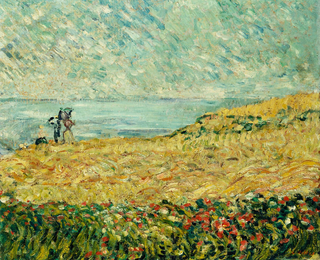 A Caminhada (óleo sobre tela) de Louis Valtat