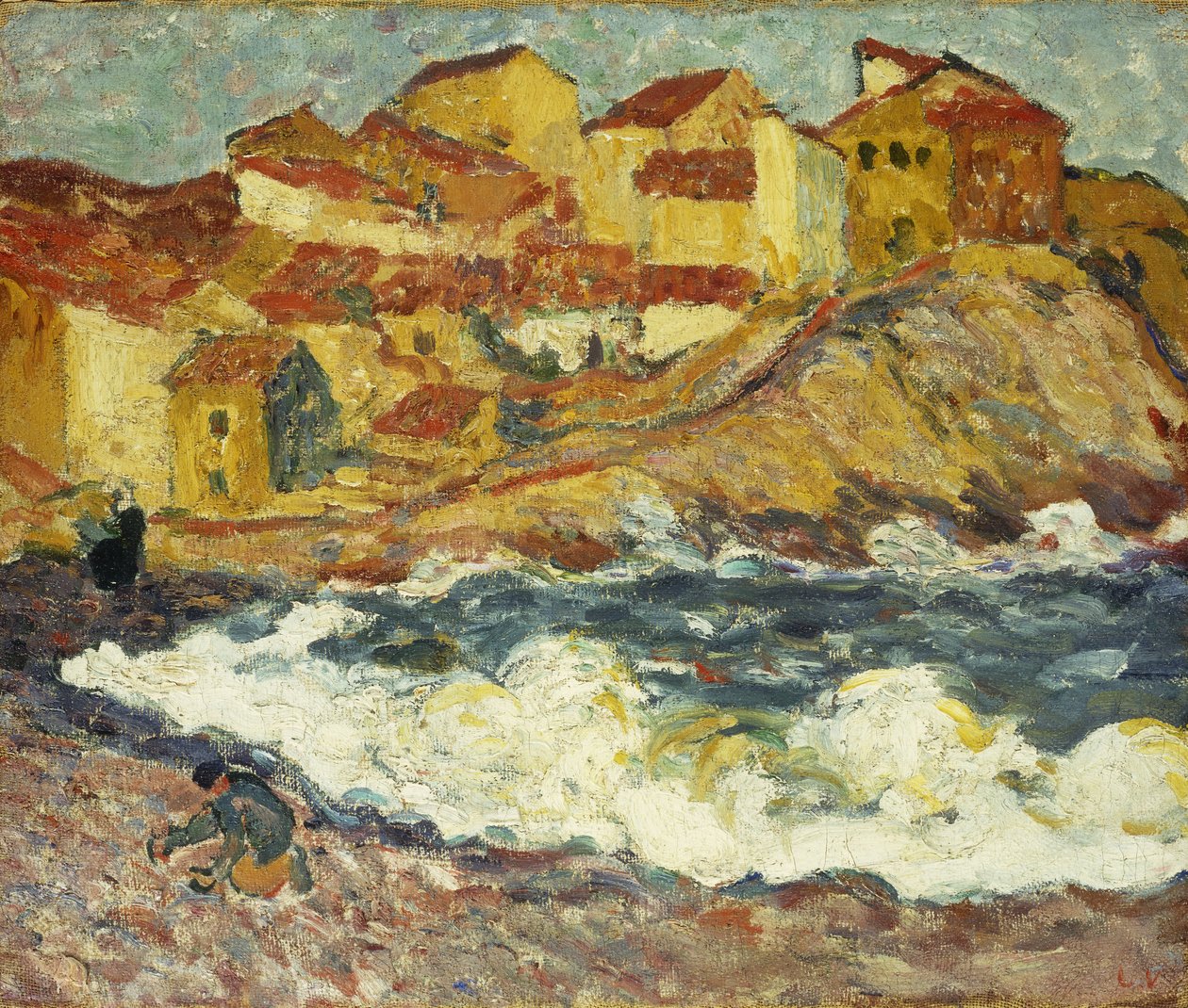 Uma Aldeia junto ao Mar de Louis Valtat