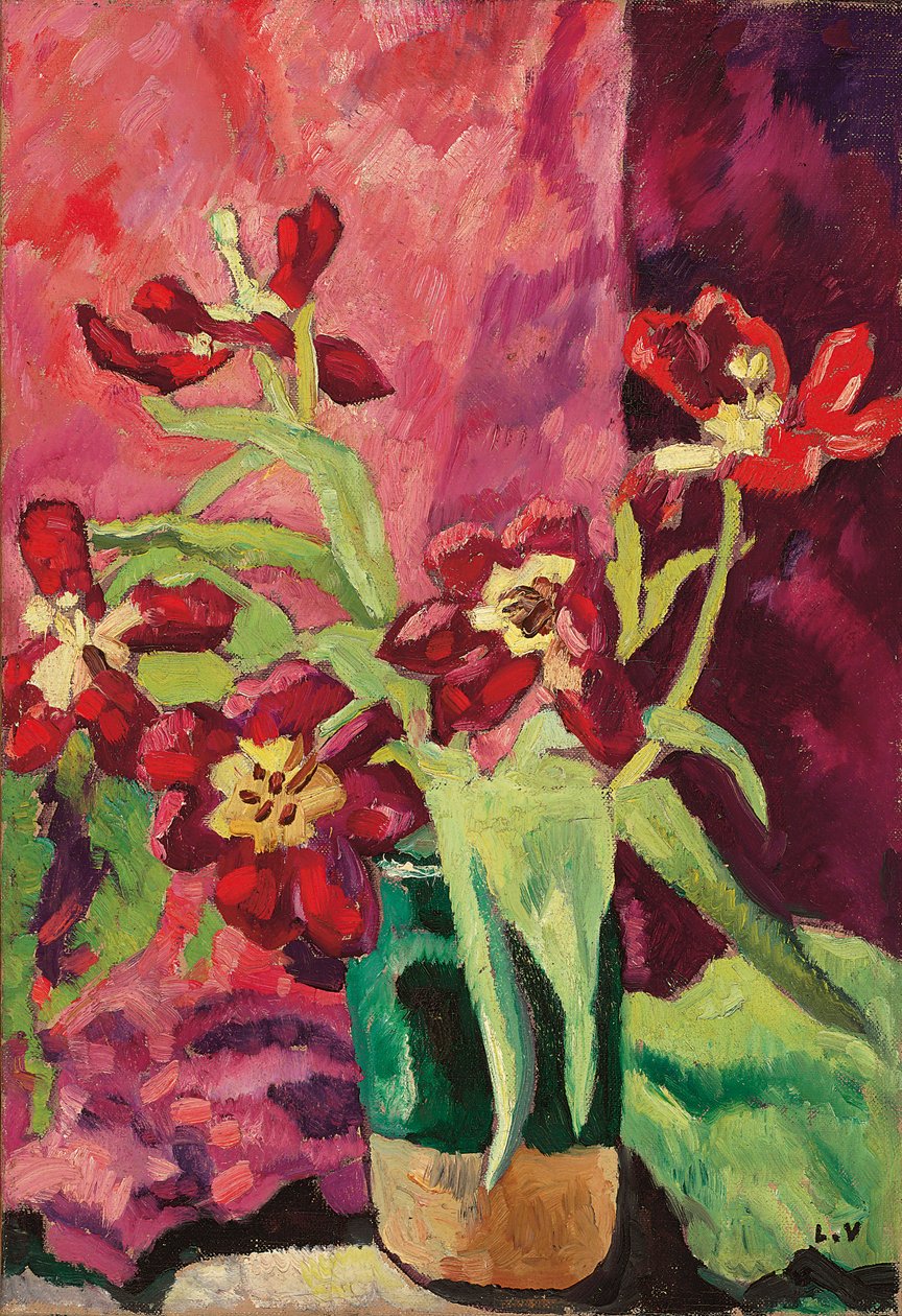 Vaso, Tulipas Vermelhas; Vaso, Tulipas Tulipas de Louis Valtat