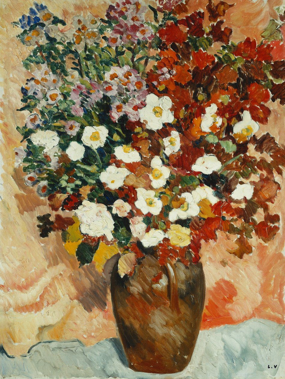 Vaso de Flores; Vaso de Fleurs, c.1929 (óleo sobre tela) de Louis Valtat