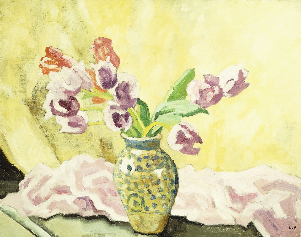 Vaso de Tulipas; Vaso de Tulipas de Louis Valtat