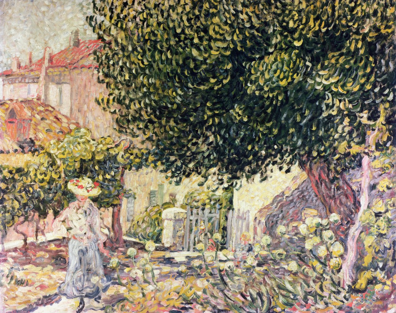Mulher no Jardim de Louis Valtat