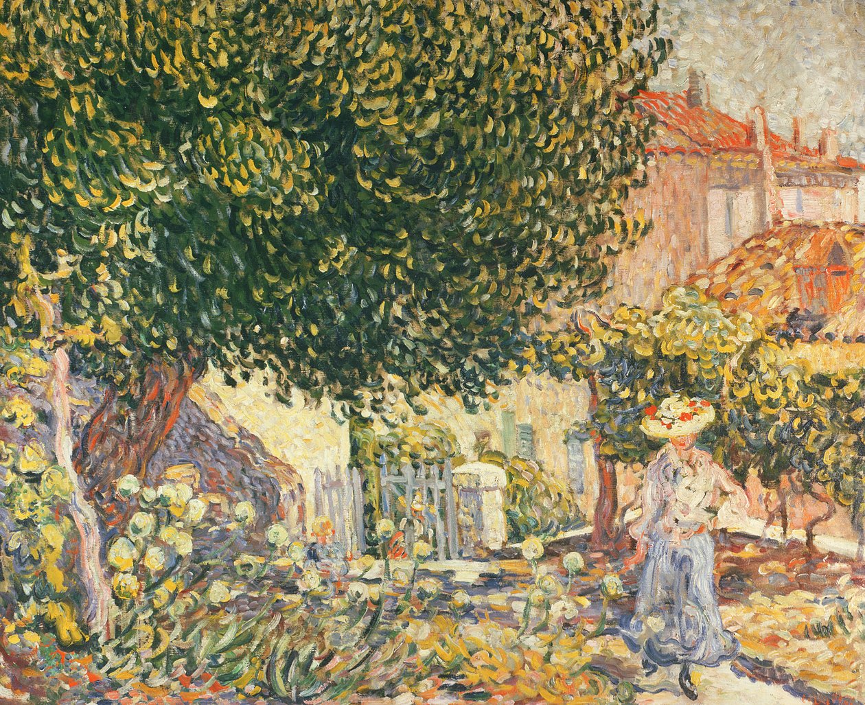 Mulher no Jardim de Louis Valtat