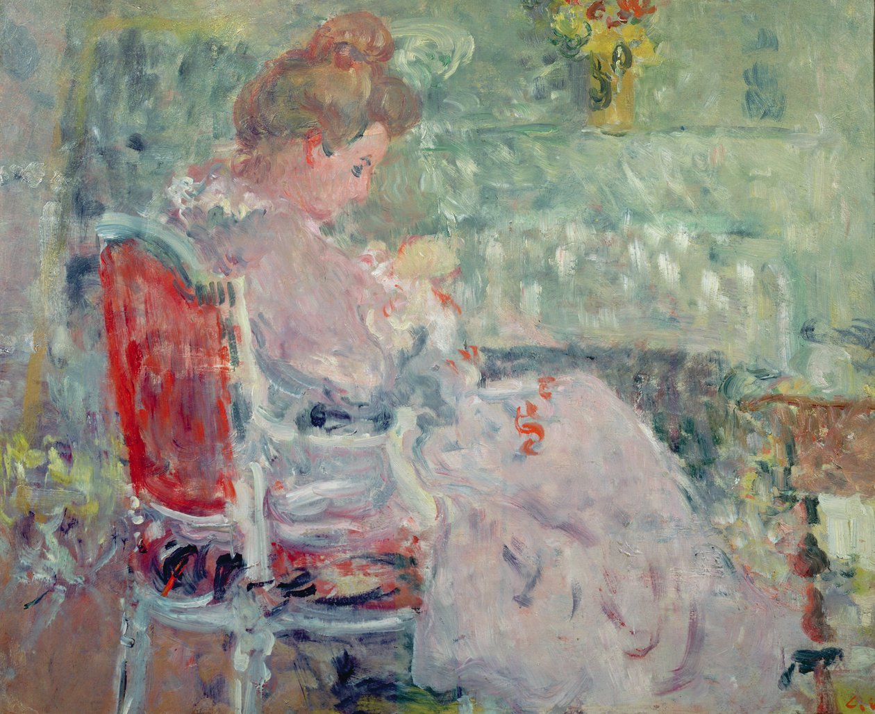 Mulher a coser de Louis Valtat