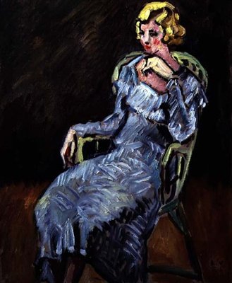 Jovem mulher sentada de Louis Valtat