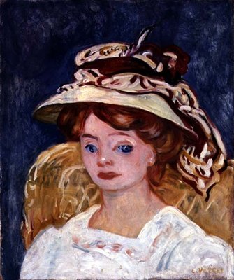 Mulher jovem, c.1907 (óleo sobre tela) de Louis Valtat