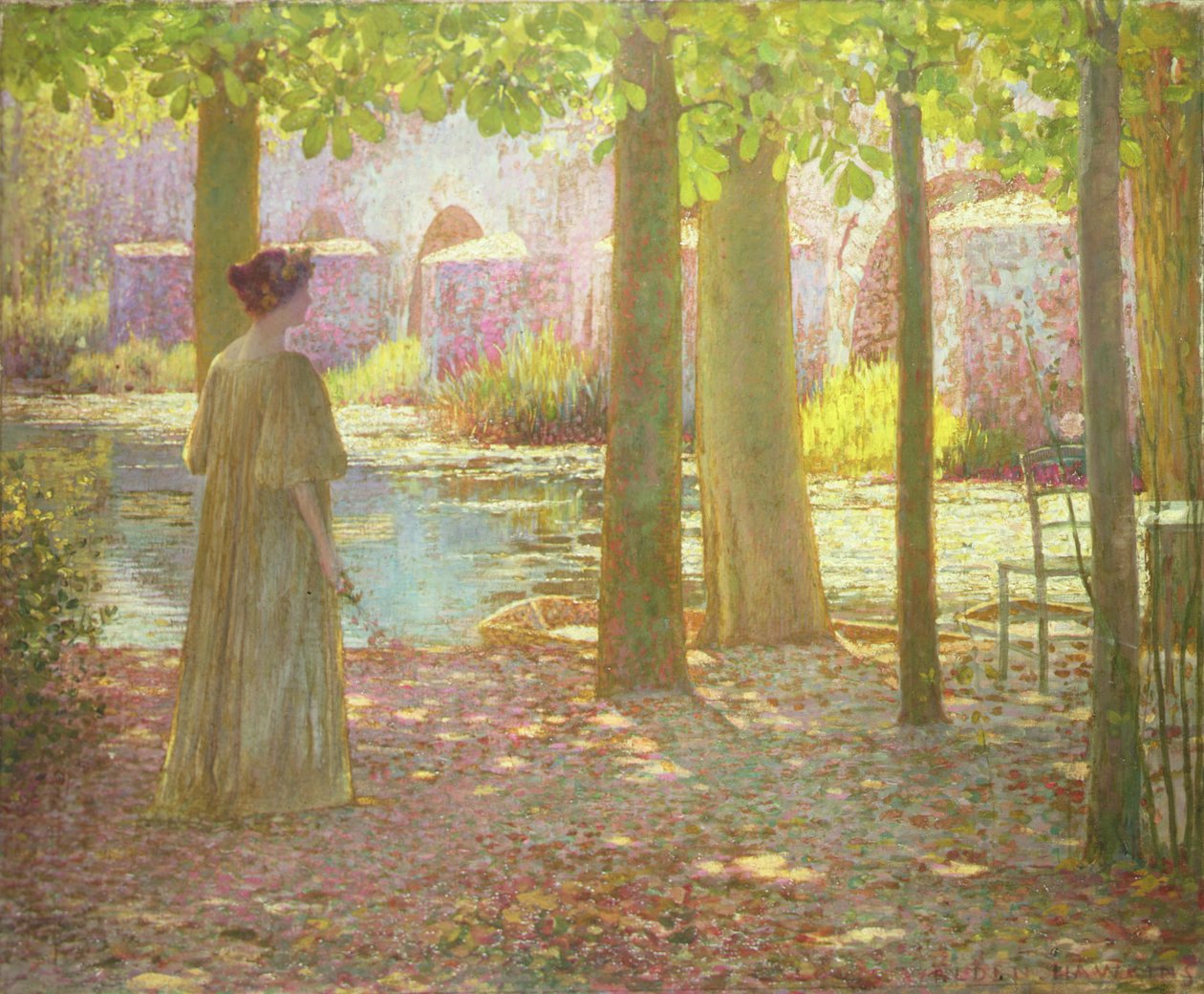 Verão à beira do rio de Louis Welden Hawkins