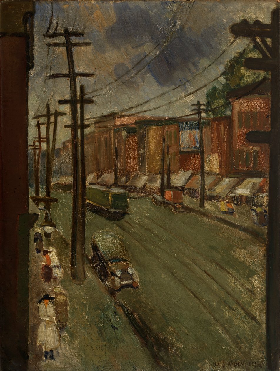 Main Street, Montreal, 1928. de Louis Wiesenberg