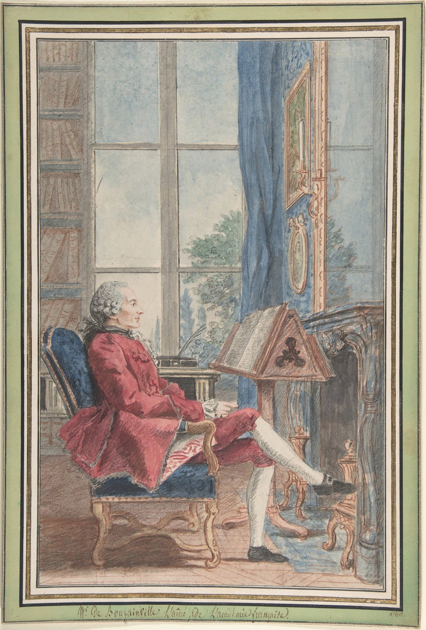 Jean-Pierre de Bougainville, 1760. de Louis de Carmontelle