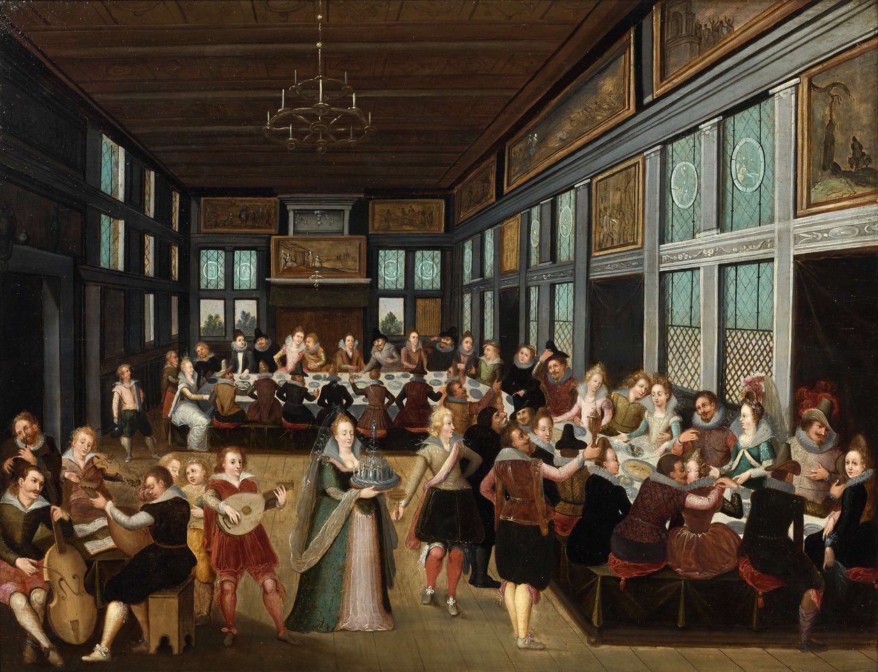 Banquete de casamento de Louis de Caullery