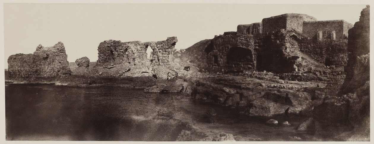 Kaalat el Athlit, Síria, vista da beira-mar de Louis de Clercq