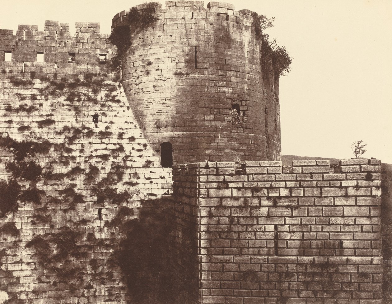 Kalaat-El Hosn, deuxième enceinte, extérieur, midi de Louis de Clercq