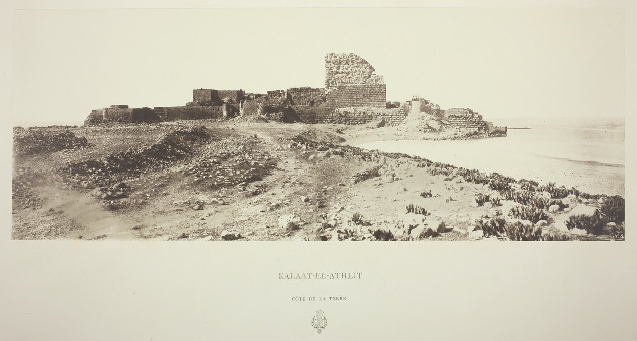 Kalatt-El-Athlit, Lado da Terra de Louis de Clercq