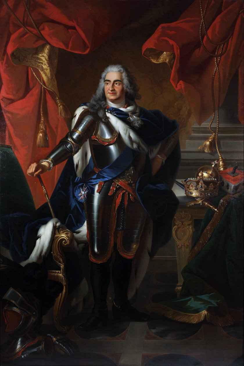 Retrato de Frederico Augusto da Polônia e Saxônia 1670-1733 de Louis de, Silvestre
