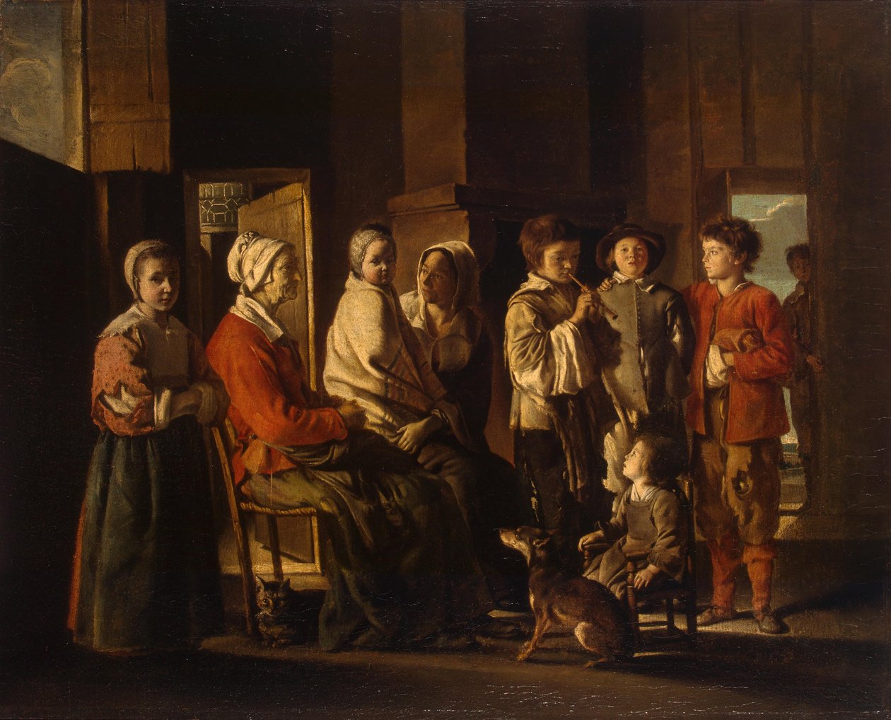 A visita à avó de Louis le Nain