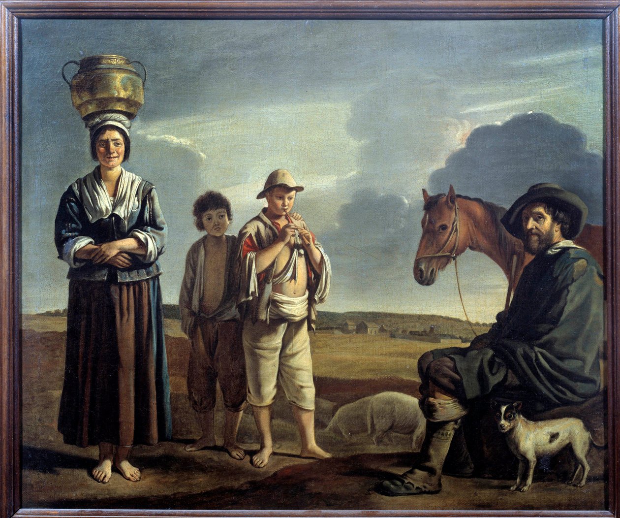 La halte du horalier Pintura por Louis le Nain de Louis le Nain