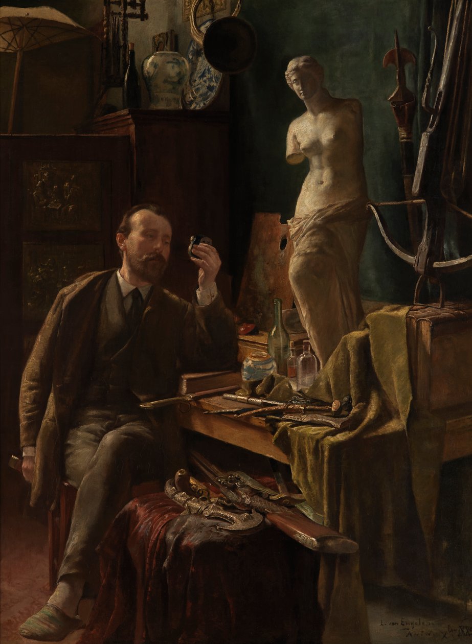 Artista no seu Estúdio de Louis van Engelen