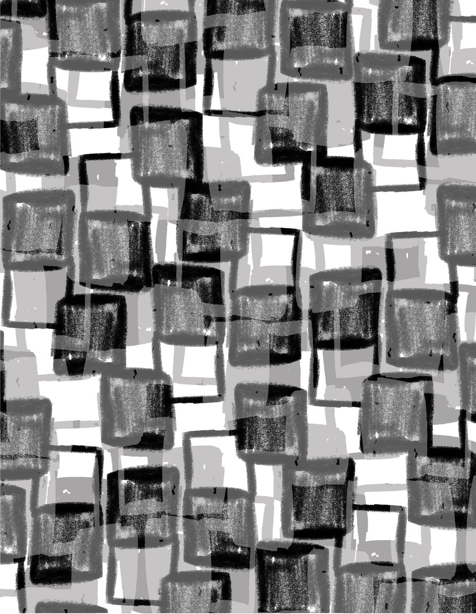Quadrados Monocromáticos (digital) de Louisa Hereford