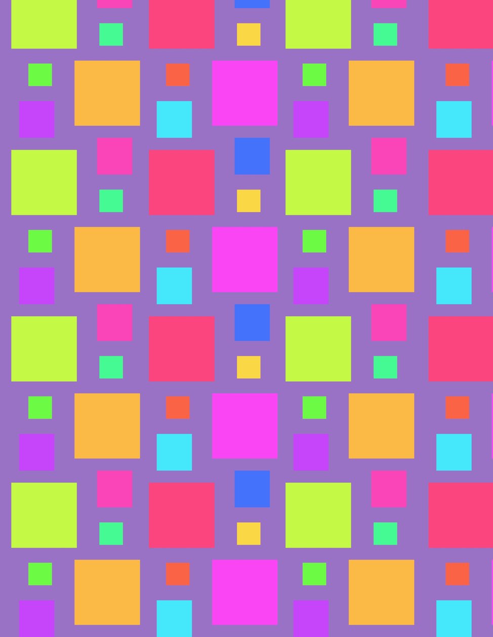 Quadrados Multicoloridos, 2011 (digital) de Louisa Hereford