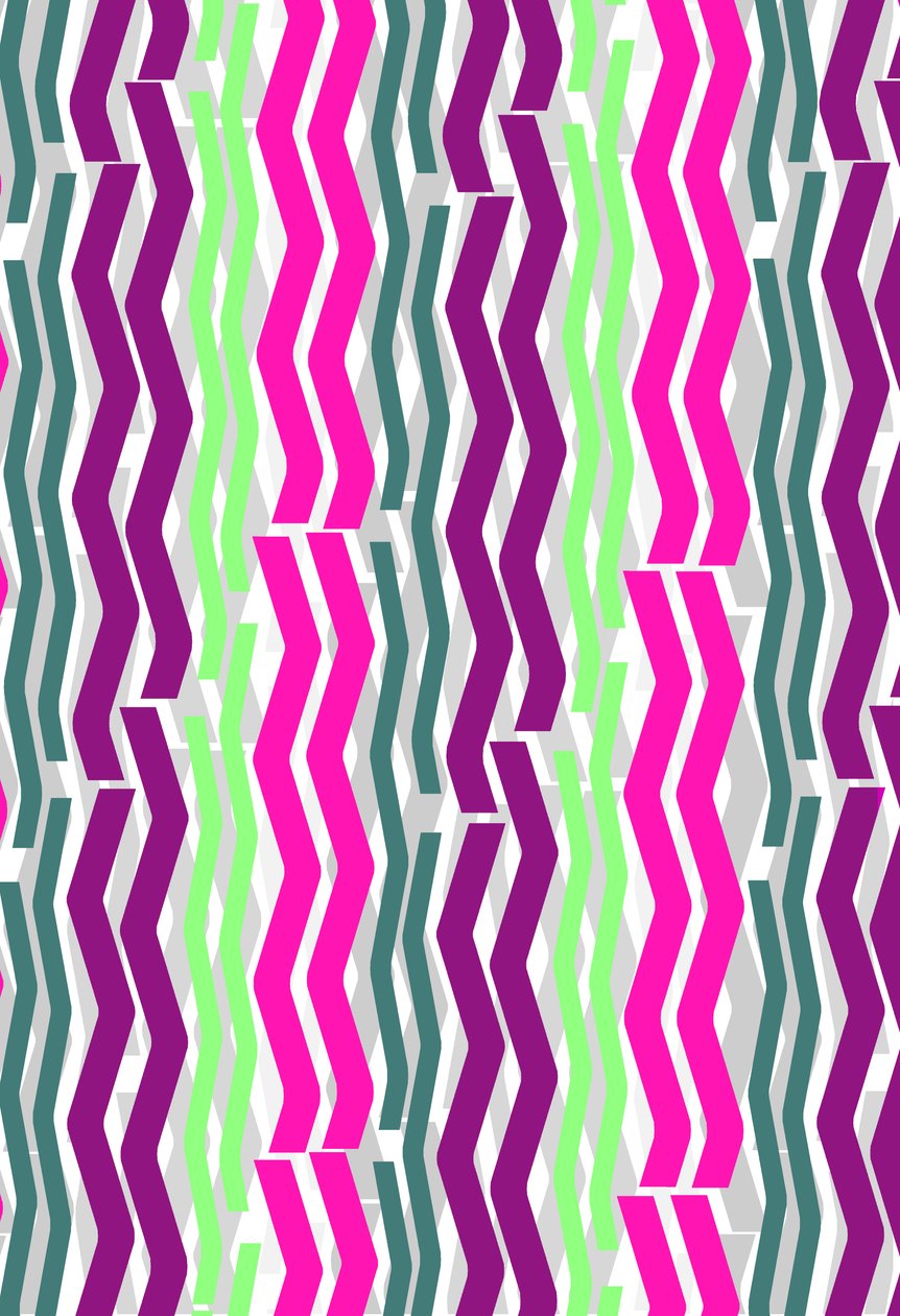 Zig Zig Stripes, 2014 Mídia Digital de Louisa Hereford