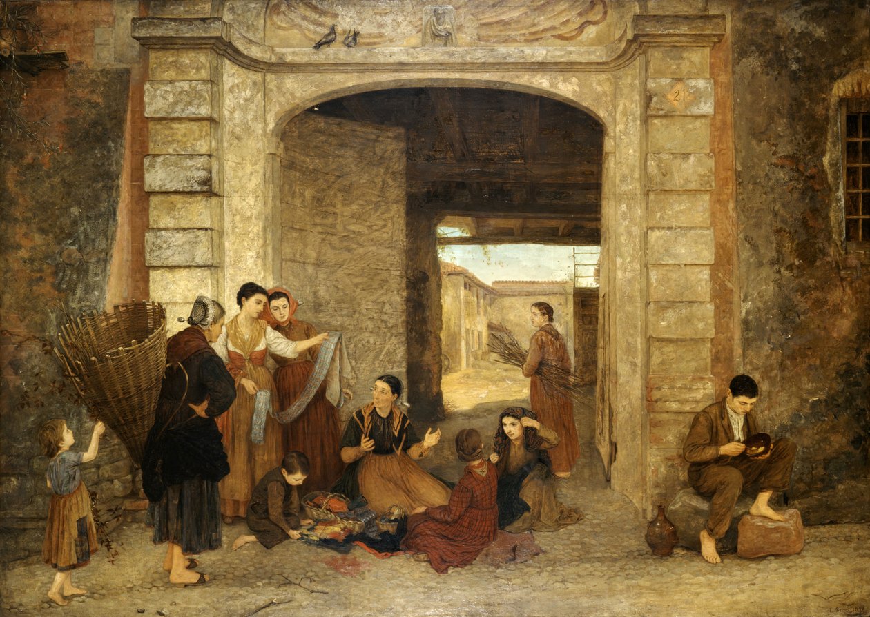 The Eternal Door Cairate, Lombardia, 1876. de Louisa Starr
