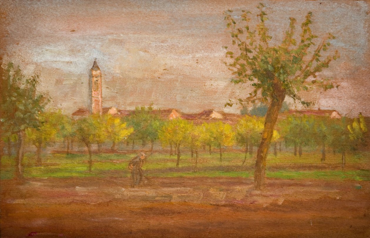 The Village of Cairate, Lombardia, 1877. de Louisa Starr