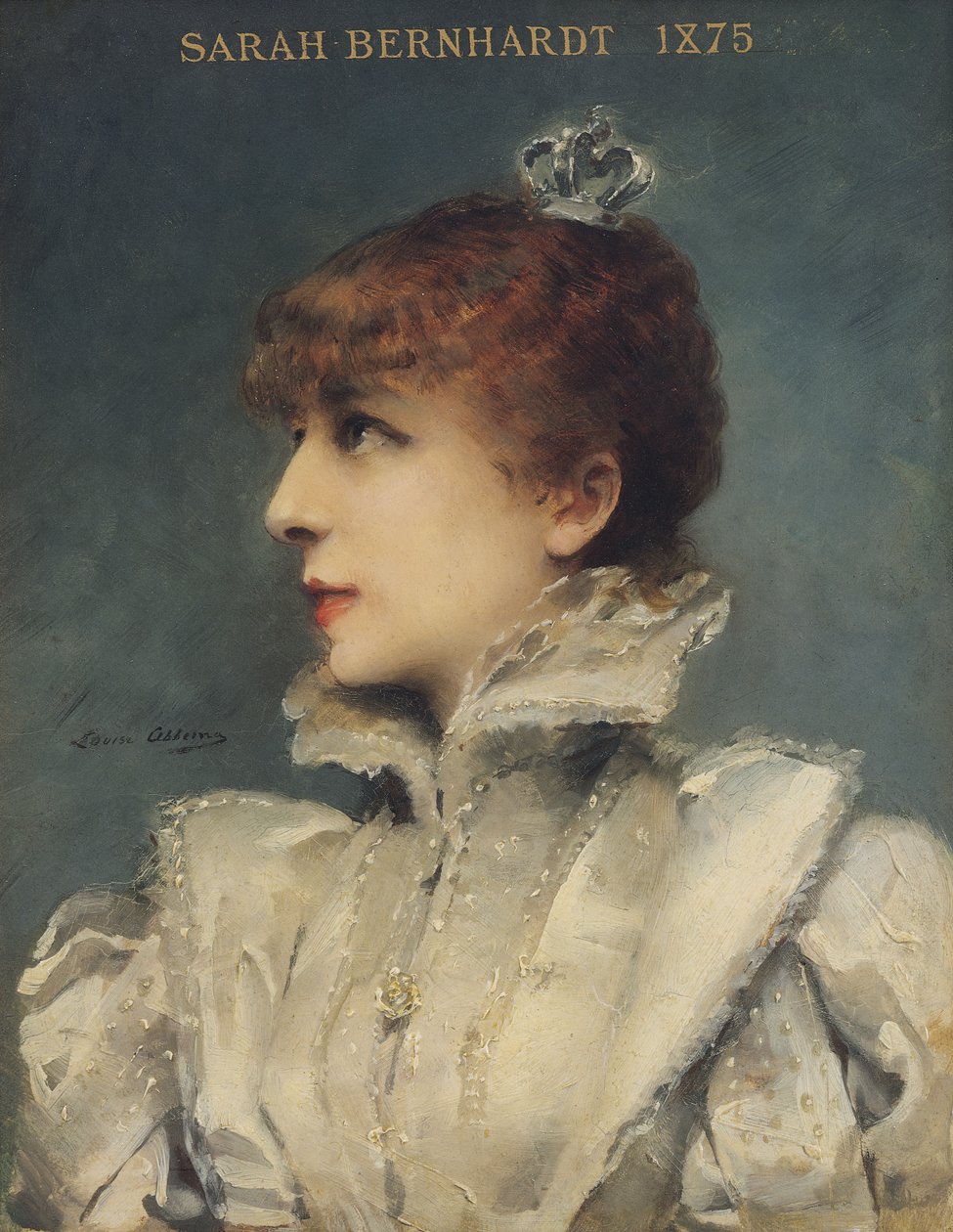 Sarah Bernhardt (1844-1923) 1875 de Louise Abbéma