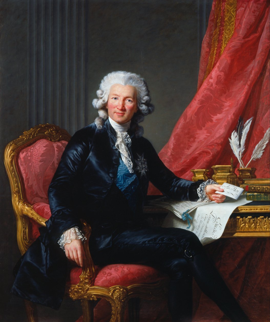 Charles-Alexandre de Calonne (1734-1802) de Elisabeth Louise Vigee Lebrun