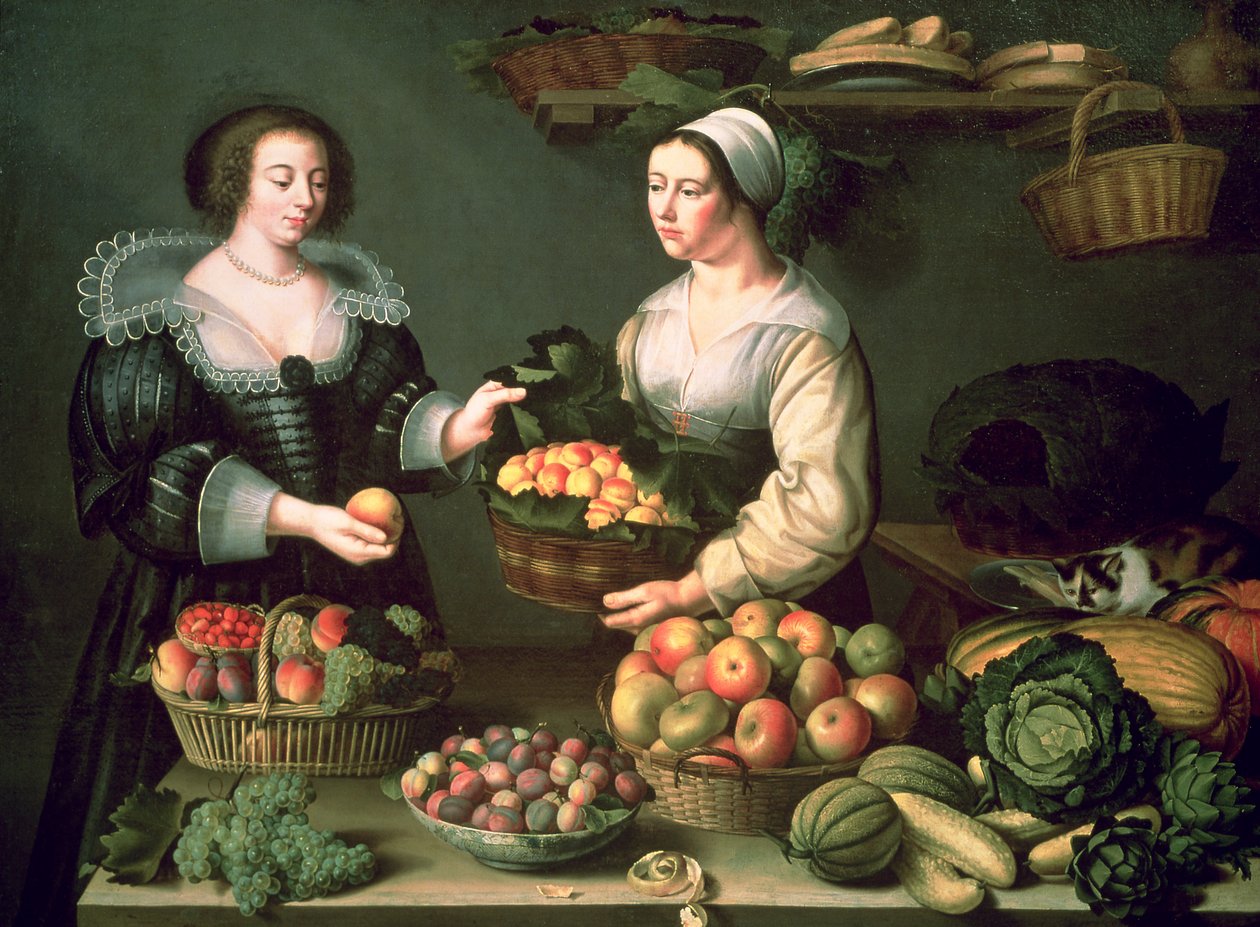 O vendedor de frutas e legumes de Louise Moillon