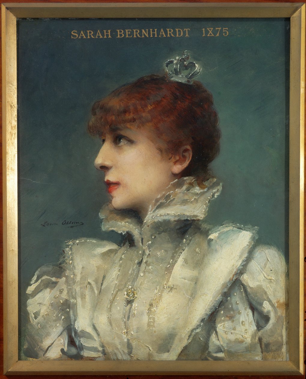 A atriz Sarah Bernhardt ... (pintura sobre tela) de Louise Abbéma