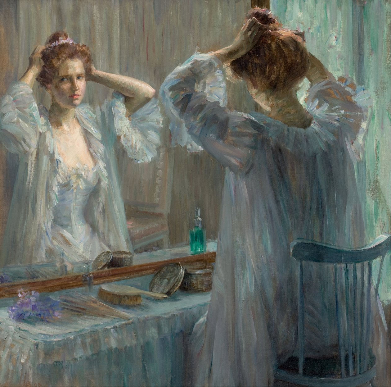 La Toilette, 1898. de Marie Louise Catherine Breslau