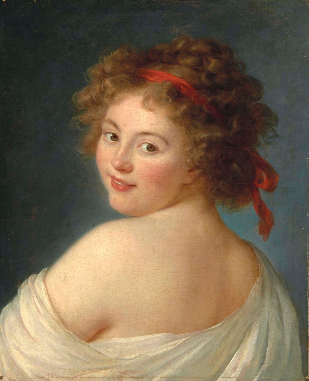 Retrato da Condessa Yekaterina Skavronskaya, née von Engelhardt 1761-1829, 1790. de Elisabeth Louise Vigee Lebrun